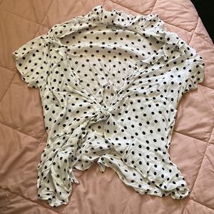 Polka dot shirt or cover up